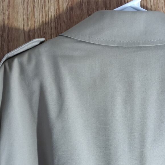 Vintage Botany Weathertopper Trench Coat 44L USA Removable Liner Classic Mens - Picture 9 of 14